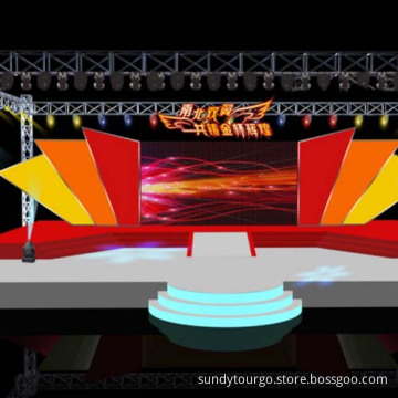 Tourgo aluminum stage design for exhibition